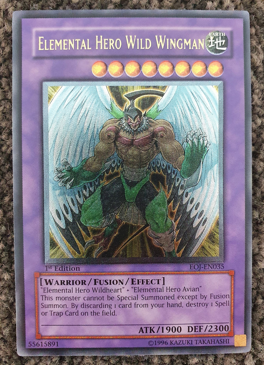 Yugioh - Elemental HERO Wild Wingman *Ultimate Rare* EOJ