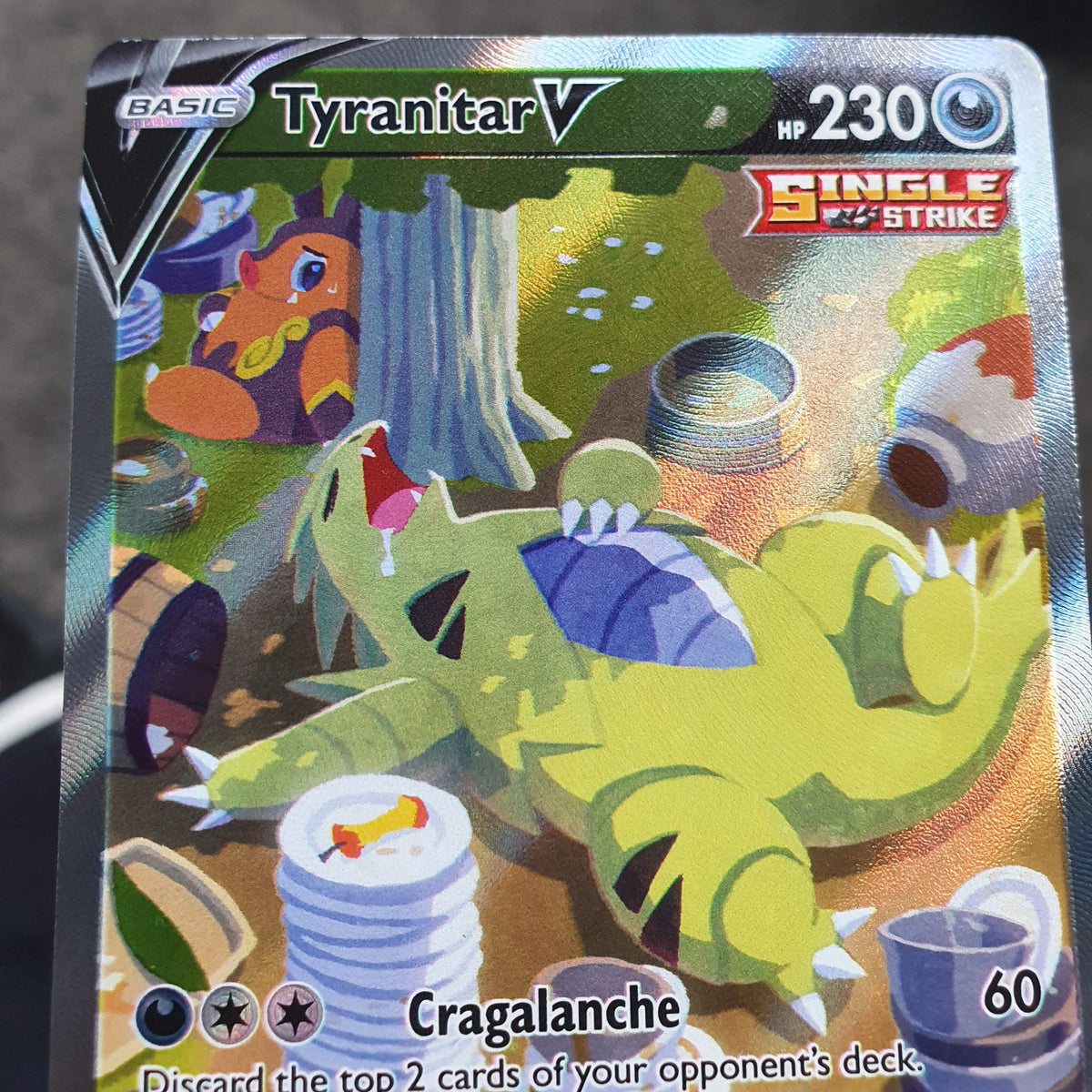 Pokemon - Tyranitar V [Alternate Art] *Ultra Rare* Battle Styles 155/1 –  Envoy Cards