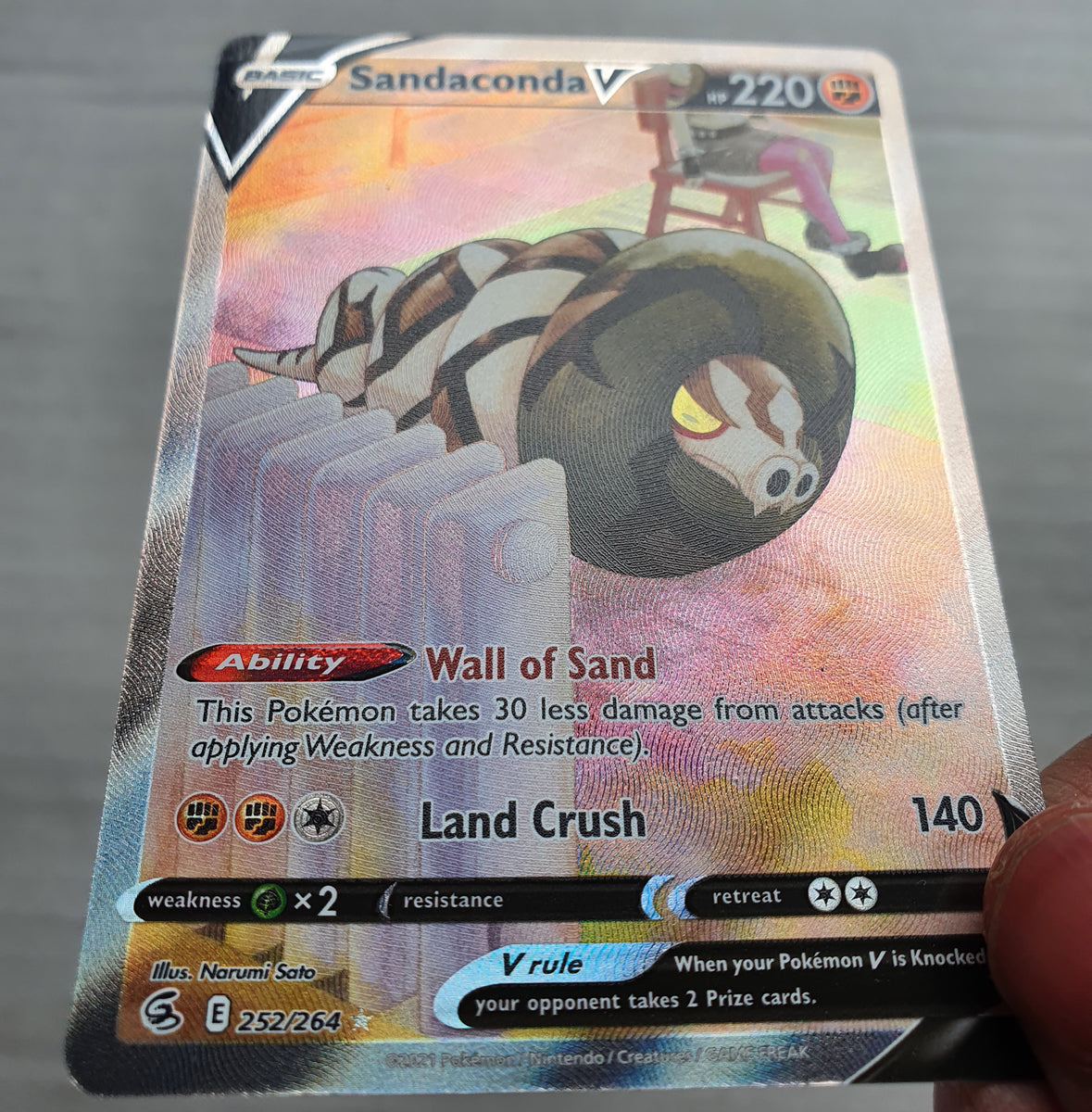 Sandaconda V, Pokémon