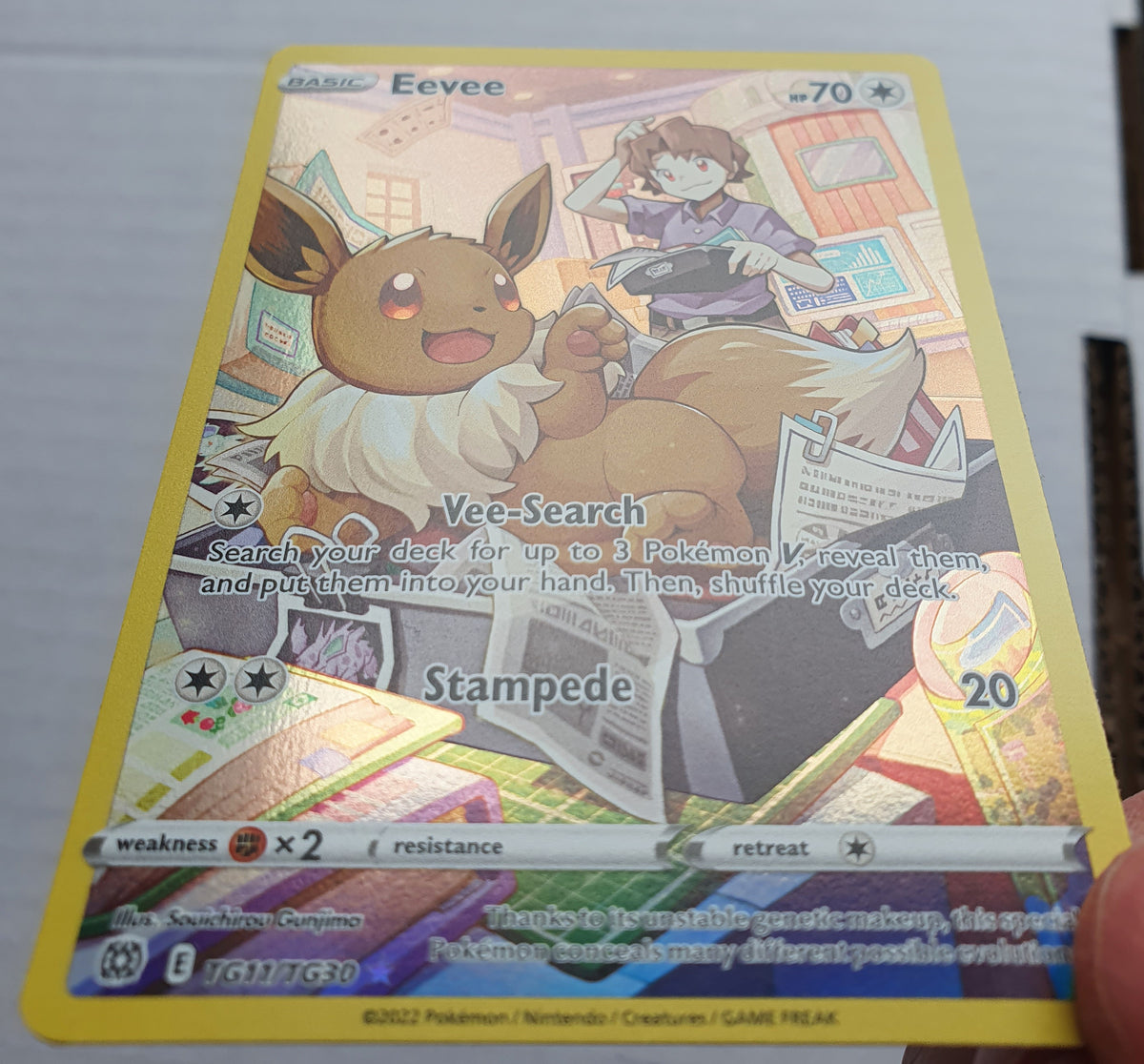 Eevee (TG11/TG30), Busca de Cards