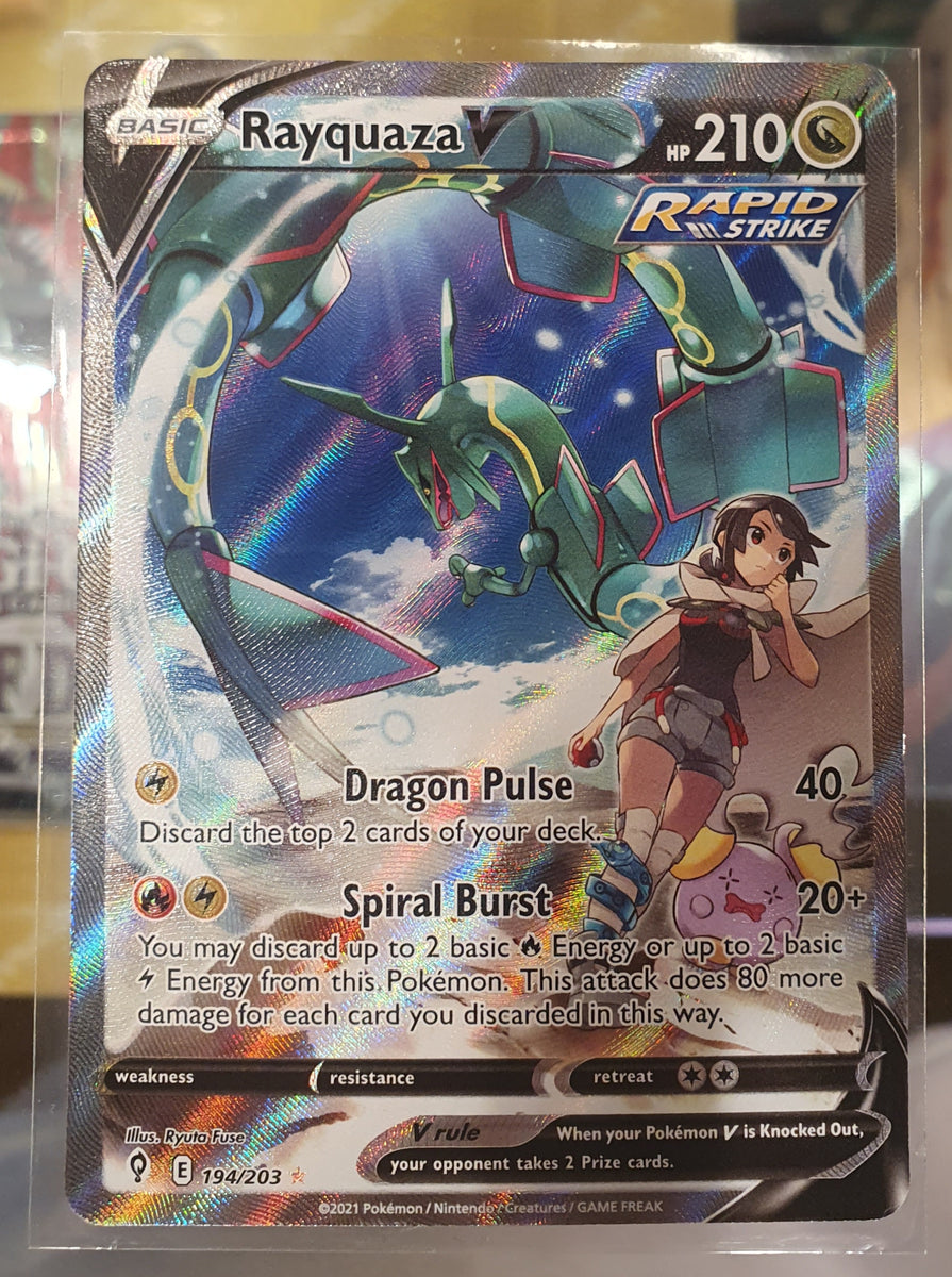 Rayquaza Dawn Form VMAX pokemon card