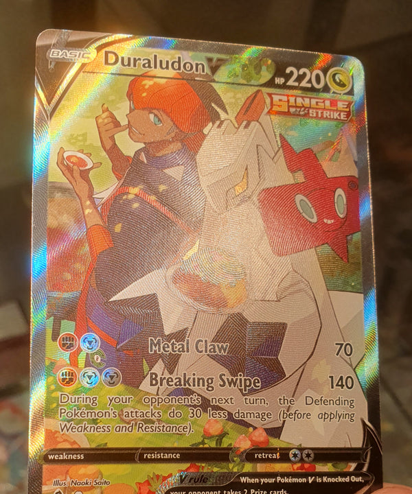 Pokemon - Duraludon V [Alternate Art] *Ultra Rare* Evolving Skies 198/203 (NM)