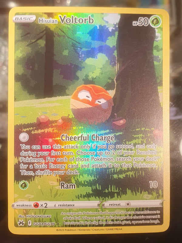 Pokemon - Hisuian Voltorb *Holo* Crown Zenith GG01/GG70