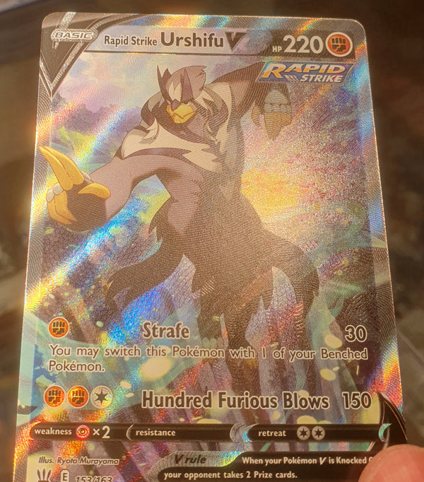 Pokemon - Rapid Strike Urshifu V [Alternate Art] *UR* Battle Styles 153/163 (NM)