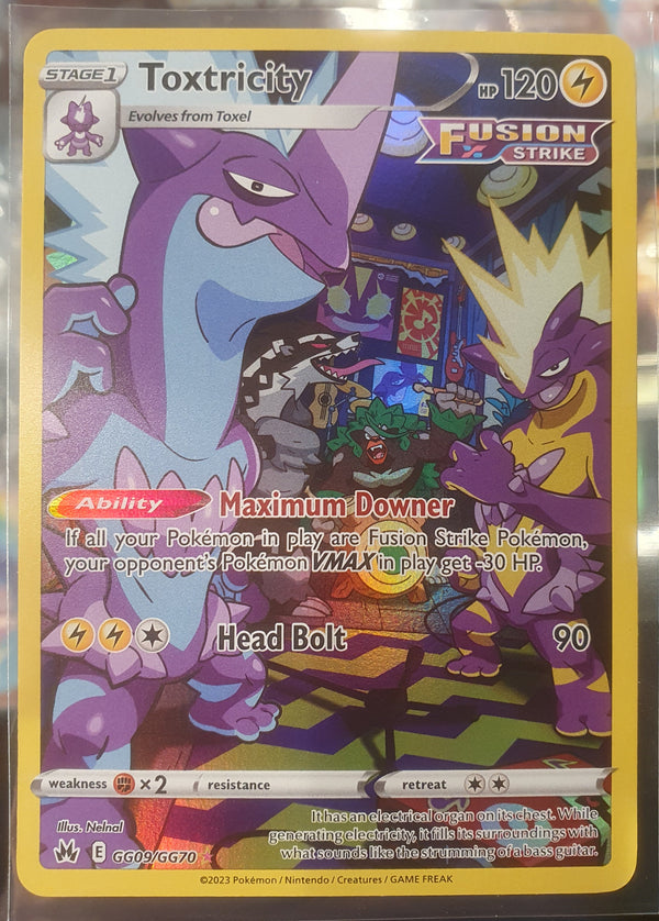 Pokemon - Toxtricity *Holo* Crown Zenith GG09/GG70 (NM)