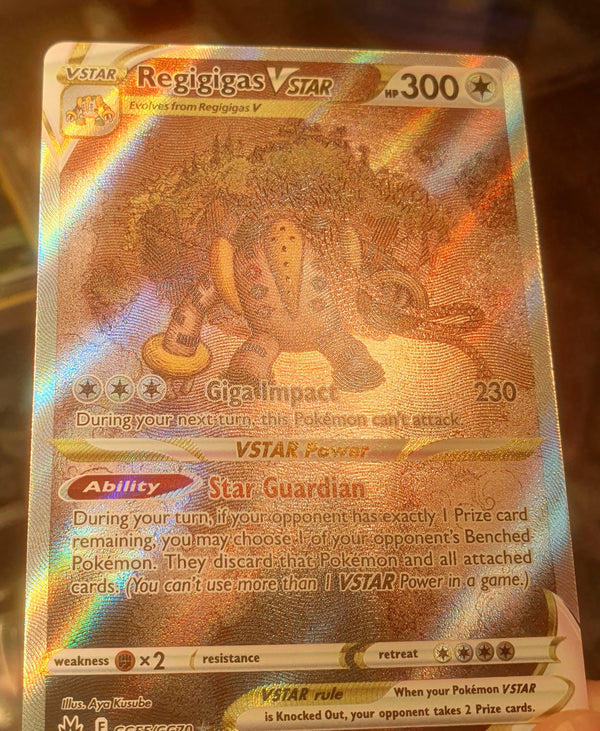 Pokemon - Regigigas VSTAR *Ultra Rare* Crown Zenith GG55/GG70 (NM)