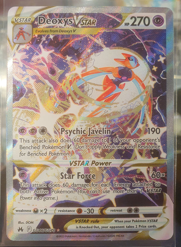 Pokemon - Deoxys VSTAR *Ultra Rare* Crown Zenith GG46/GG70 (NM)