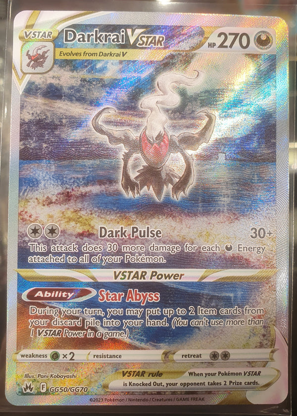 Pokemon - Darkrai VSTAR *Ultra Rare* Crown Zenith GG50/GG70 (NM)