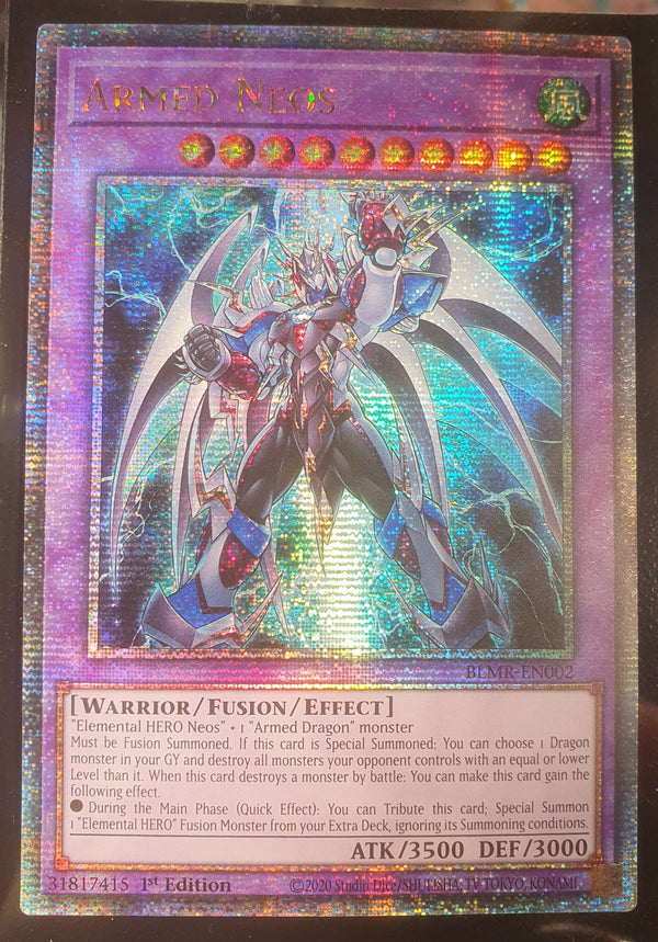 Yugioh - Armed Neos *Quarter Century Rare* BLMR-EN002 (NM/M)