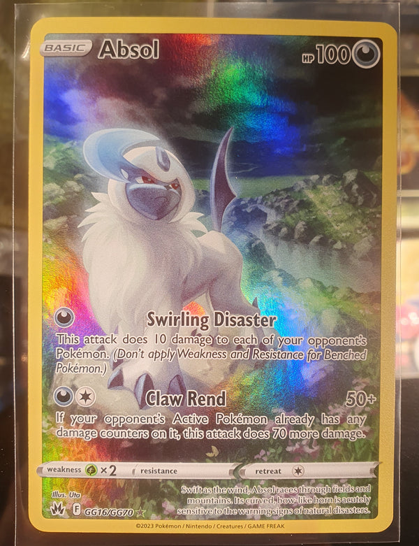 Pokemon - Absol *Holo* Crown Zenith GG16/GG70 (NM)