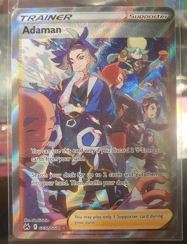 Pokemon - Adaman *Ultra Rare* Crown Zenith GG57/GG70 (NM)