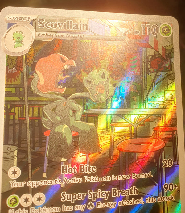 Pokemon - Scovillain *Illustration Rare* Scarlet & Violet 202/198