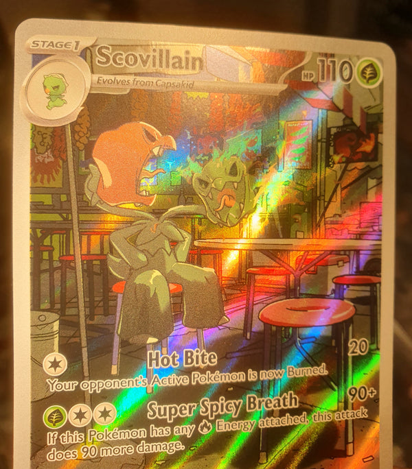 Pokemon - Scovillain *Illustration Rare* Scarlet & Violet 202/198