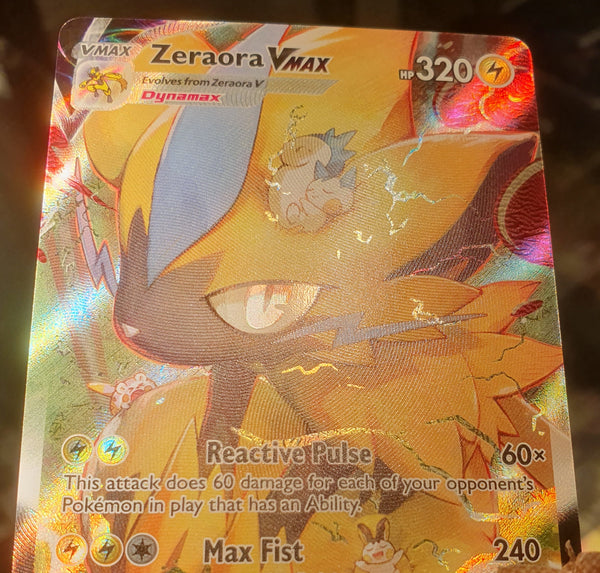 Pokemon - Zeraora VMAX *Ultra Rare* Crown Zenith GG42/GG70 (NM)