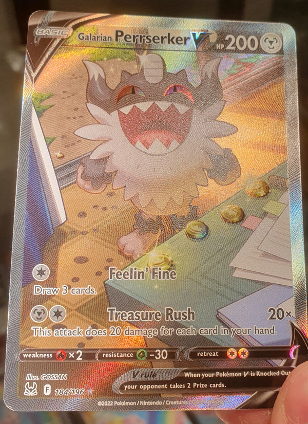 Pokemon - Galarian Perrserker V [Alternate Art] *Ultra Rare* Lost Origin 184/196