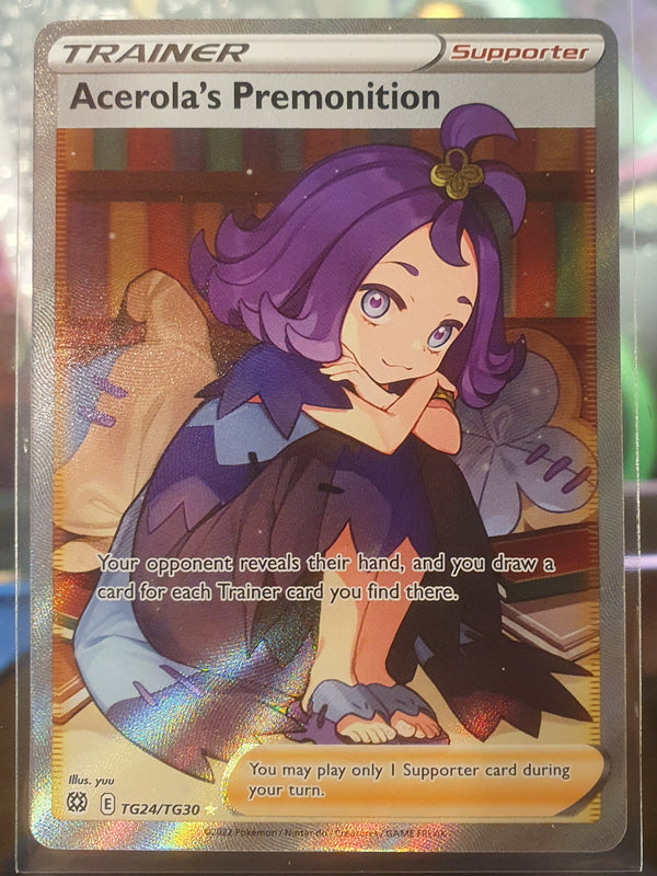 Pokemon - Acerola's Premonition *Ultra Rare* Brilliant Stars TG24/TG30 (NM)