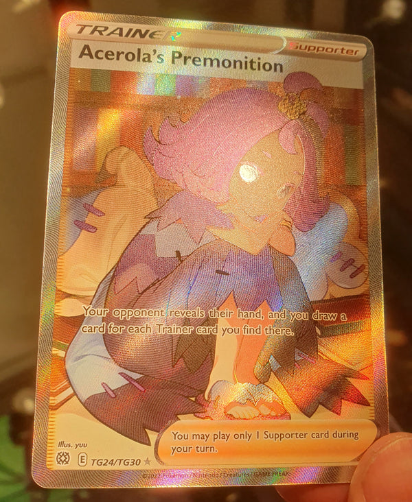 Pokemon - Acerola's Premonition *Ultra Rare* Brilliant Stars TG24/TG30 (NM)