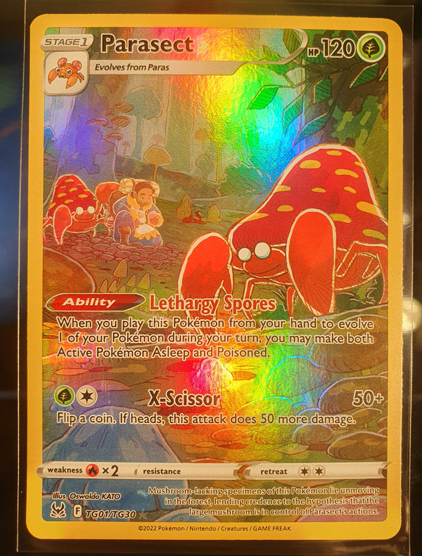 Pokemon - Parasect *Holo* Lost Origin TG01/TG30 (NM)