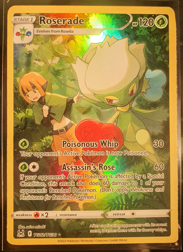 Pokemon - Roserade *Holo* Lost Origin TG02/TG30 (NM)