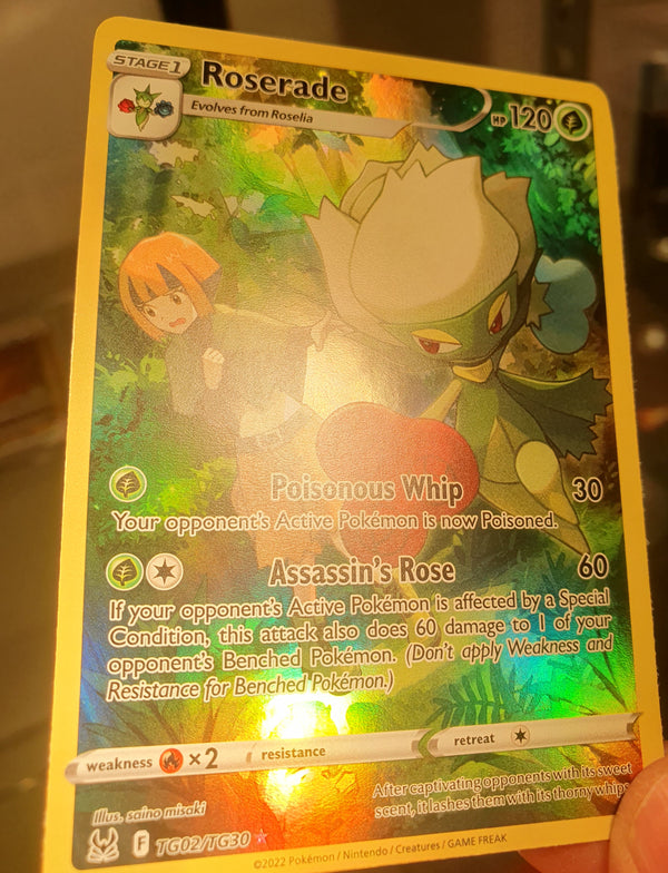 Pokemon - Roserade *Holo* Lost Origin TG02/TG30 (NM)