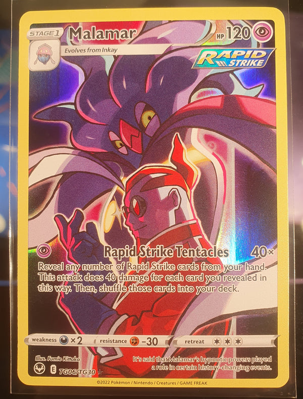 Pokemon - Malamar *Holo* Silver Tempest TG06/TG30 (NM)