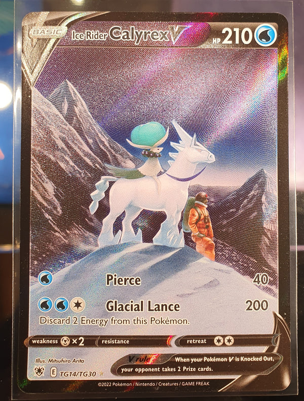 Pokemon - Ice Rider Calyrex V *Ultra Rare* Astral Radiance TG14/TG30 (NM)