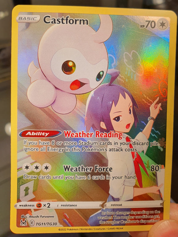 Pokemon - Castform *Holo* Lost Origin TG11/TG30 (NM)