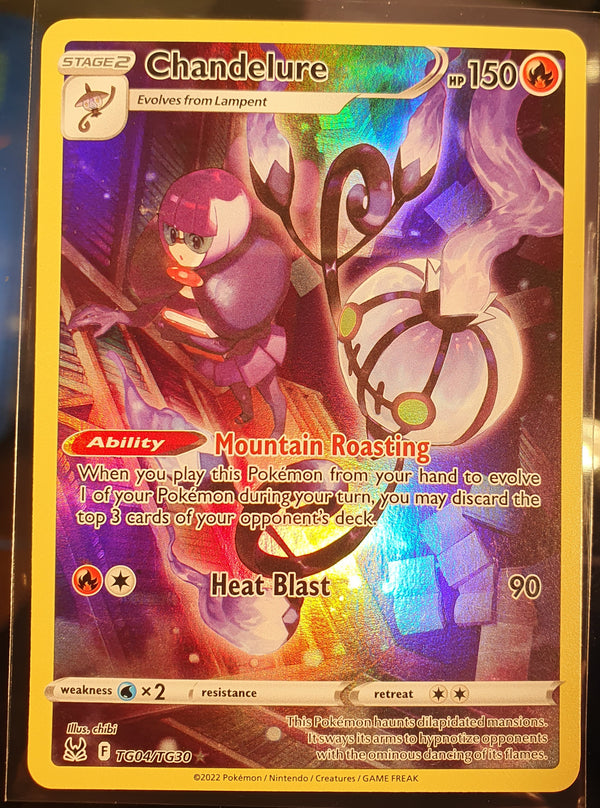 Pokemon - Chandelure *Holo* Lost Origin TG04/TG30 (NM)