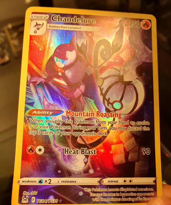 Pokemon - Chandelure *Holo* Lost Origin TG04/TG30 (NM)