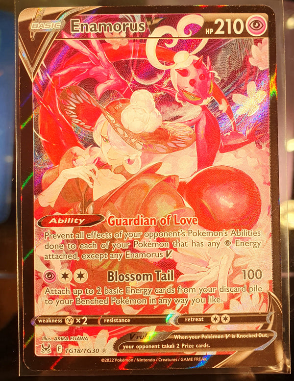 Pokemon - Enamorus V *Ultra Rare* Lost Origin TG18/TG30 (NM)