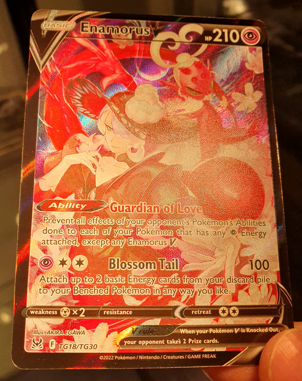 Pokemon - Enamorus V *Ultra Rare* Lost Origin TG18/TG30 (NM)