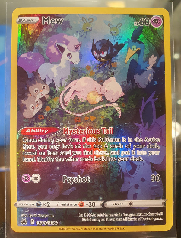 Pokemon - Mew *Holo Rare* Crown Zenith GG10/GG70 (NM)