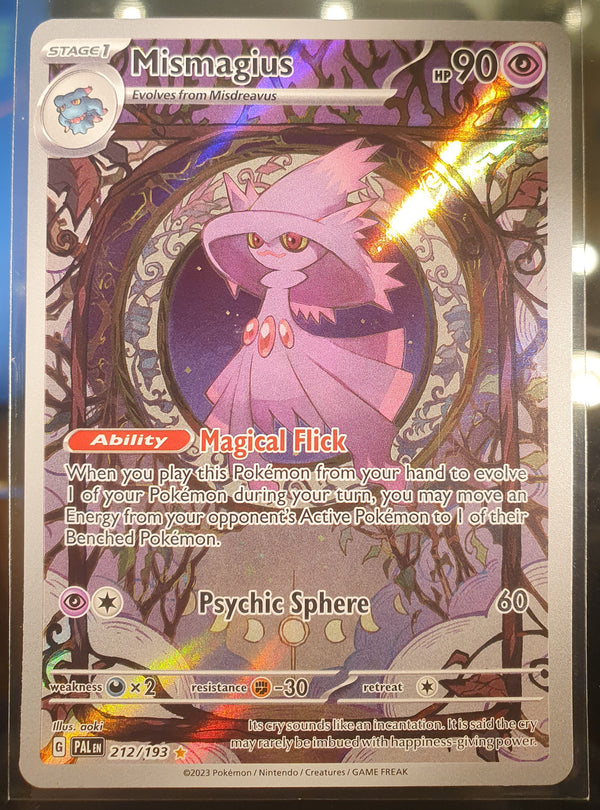 Pokemon - Mismagius *Illustration Rare* Paldea Evolved 212/193