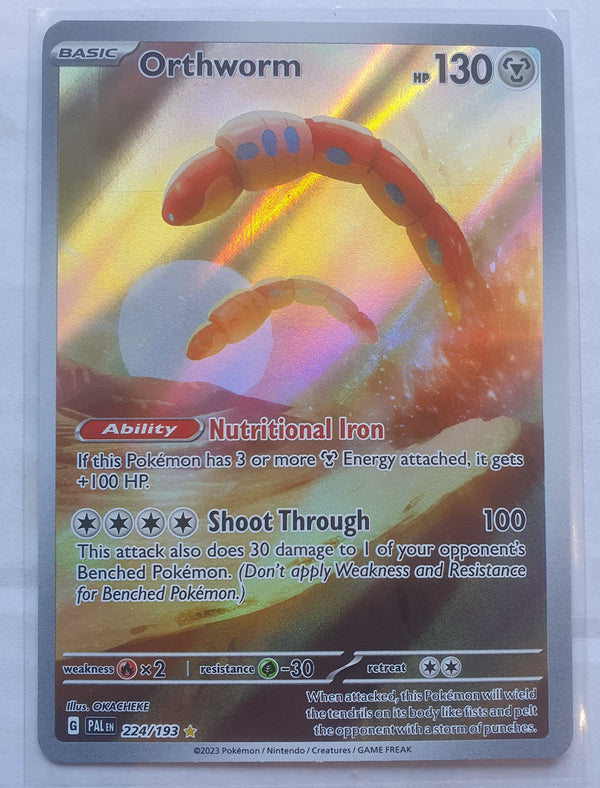 Pokemon - Orthworm *Illustration Rare* Paldea Evolved 224/193