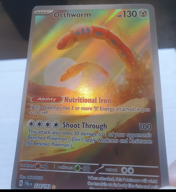 Pokemon - Orthworm *Illustration Rare* Paldea Evolved 224/193