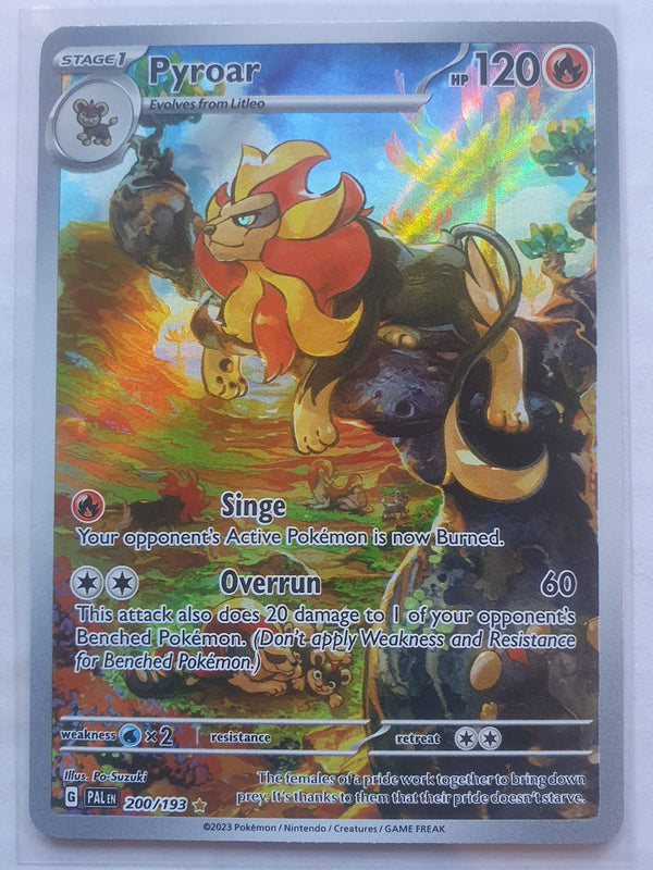 Pokemon - Pyroar *Illustration Rare* Paldea Evolved 200/193