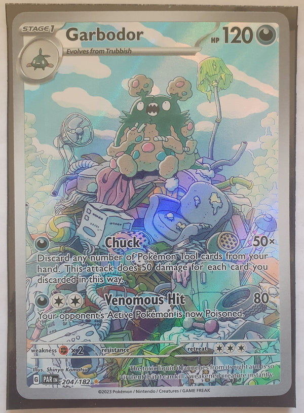 Pokemon - Garbodor *Illustration Rare* Paradox Rift 204/182