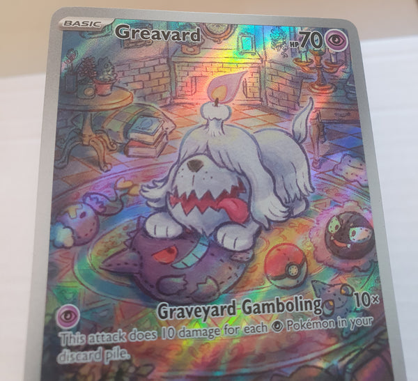 Pokemon - Greavard *Illustration Rare* Scarlet & Violet 214/198