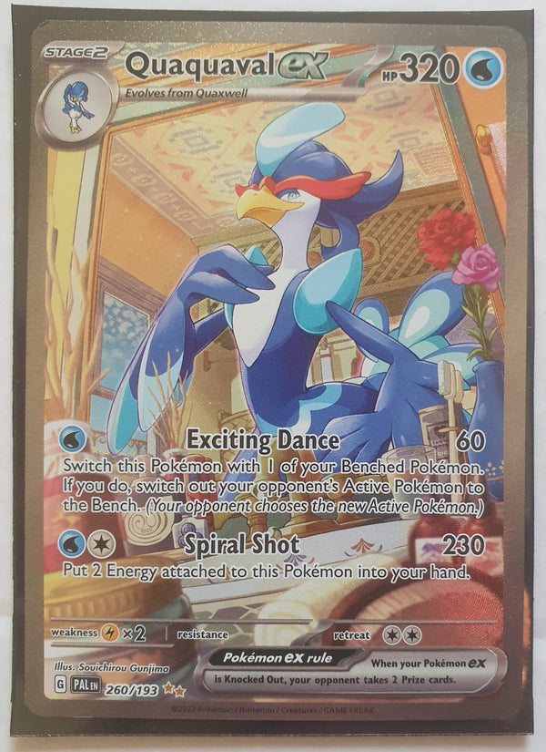 Pokemon - Quaquaval ex *Special Illustration Rare* Paldea Evolved 260 ...