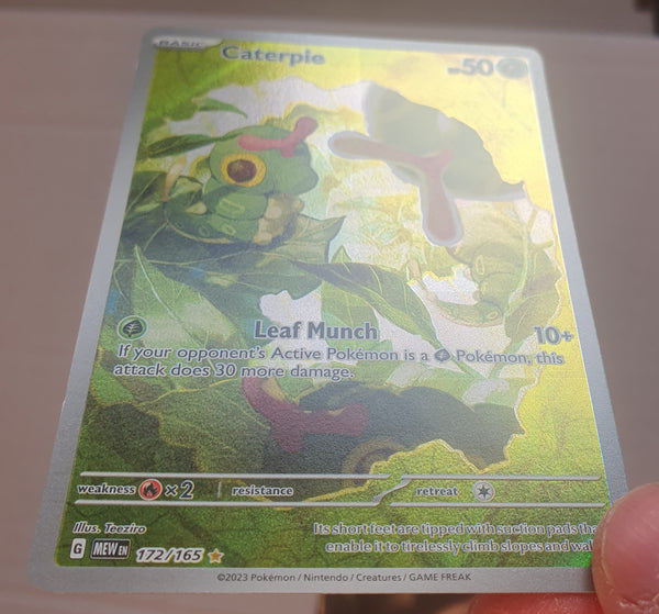 Pokemon 151 - Caterpie *Illustration Rare* Scarlet & Violet 172/165