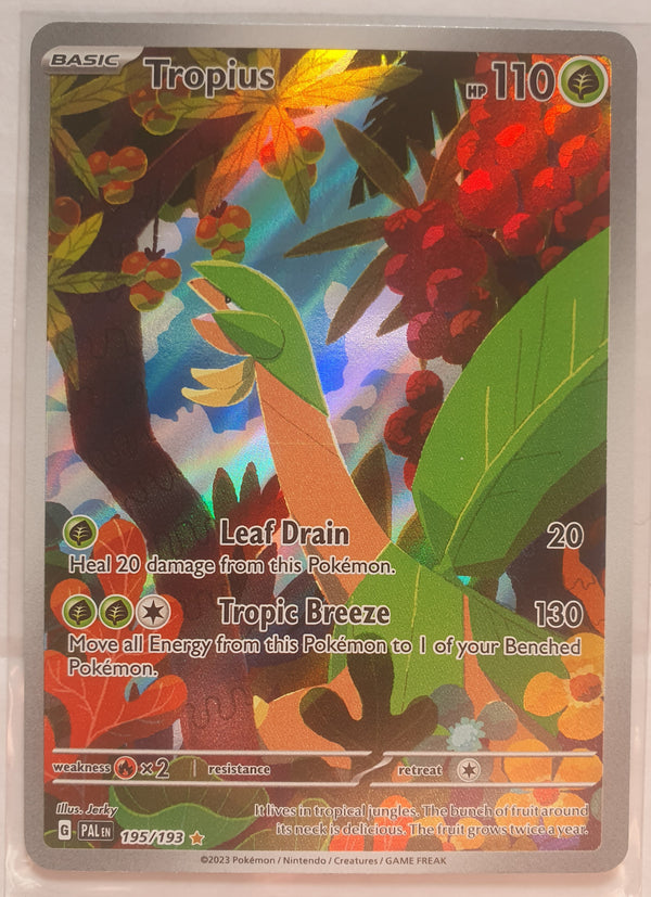 Pokemon - Tropius *Illustration Rare* Paldea Evolved 195/193