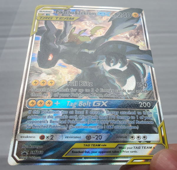 Pokemon - Pikachu & Zekrom GX *Ultra Rare* Black Star Promo SM168