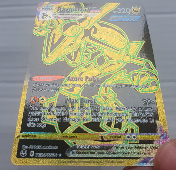 Pokemon - Rayquaza VMAX *Secret Rare* Silver Tempest TG29/TG30 (NM)