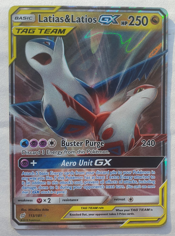 Pokemon - Latias & Latios GX *Ultra Rare* Team Up 113/181