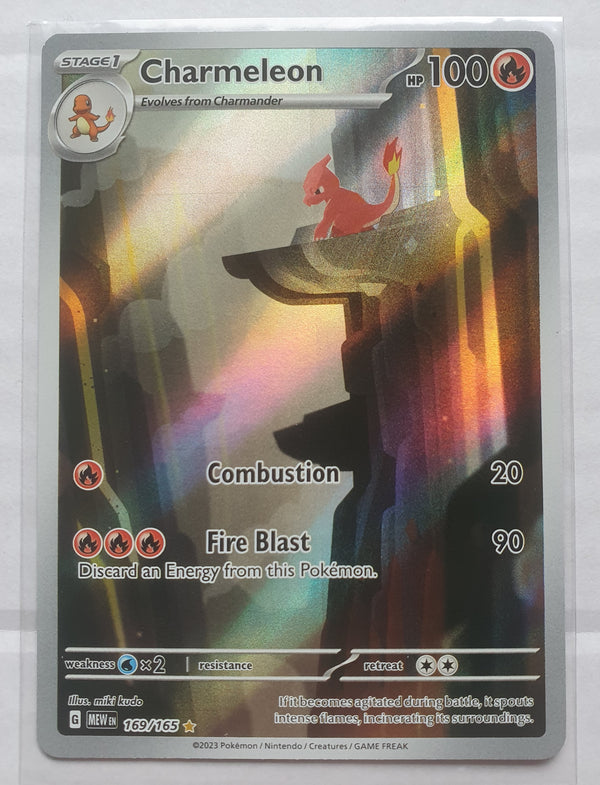 Pokemon 151 - Charmeleon *Illustration Rare* Scarlet & Violet 169/165