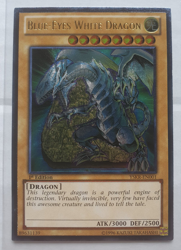 Yugioh - Blue-Eyes White Dragon *Ultimate Rare* YSKR-EN001 (NM)