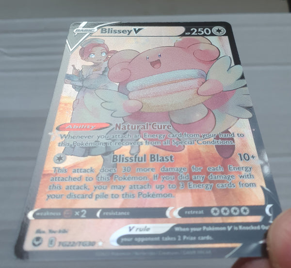 Pokemon - Blissey V *Ultra Rare* Silver Tempest TG22/TG30 (NM)