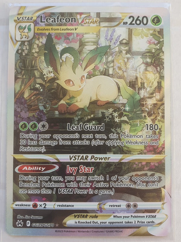 Pokemon - Leafeon VSTAR *Ultra Rare* Crown Zenith GG35/GG70 (NM)