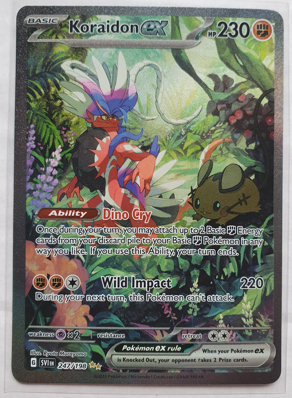 Pokemon - Koraidon ex *Special Illustration Rare* Scarlet & Violet 247/198