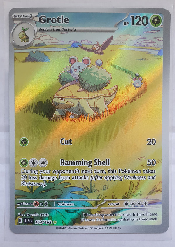 Pokemon - Grotle *Illustration Rare* Temporal Forces 164/162